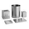 Shown in matte stainless steel.