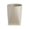 Shown in shagreen beige faux leather.