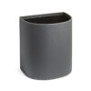 Shown in textured charcoal faux leather.