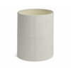Shown in ivory faux leather.