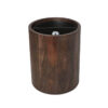 Shown in chocolate mango wood.