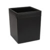 Shown in black faux leather.