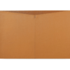 Shown in tan and cognac faux leather.