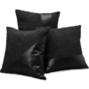 Shown in cotton boucle and faux leather.
