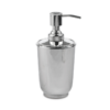 Shown in shiny stainless steel.