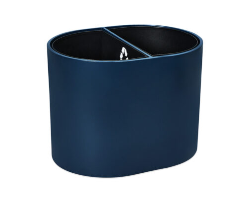 Cortland Pill Recycle Wastebasket Blue