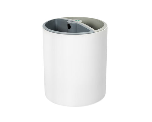Cortland Round Recycle White