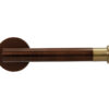 Shown in dark orb and light brass stainless steel.