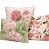Shown in cotton canvas and waffle weave with embroidery.