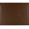 Shown in brown faux leather.