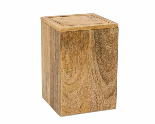 Shown in natural mango wood.