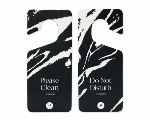 Shown with digitally printed design on faux leather.