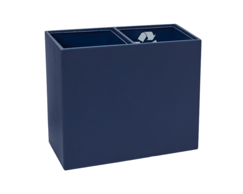 Clinton Blue Recycle Wastebasket