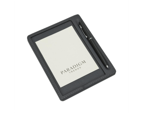 Textured Charcoal Notepad Holder